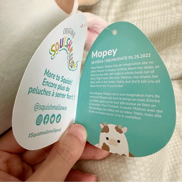 BNWT 8” Mopey the Sea Cow Squishmallow 🐮🤎 - Picture 3 of 3